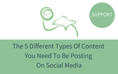 The 5 different types of content you need to be posting on social media